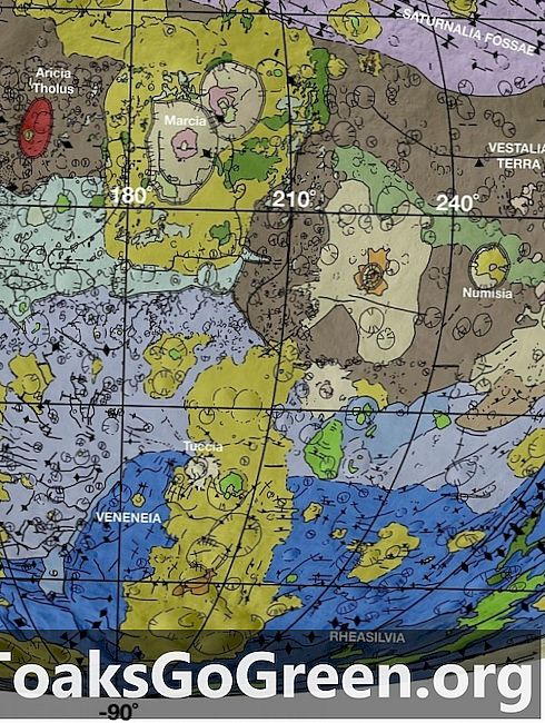 Asteroid Vesta har nu sine egne geologiske kort