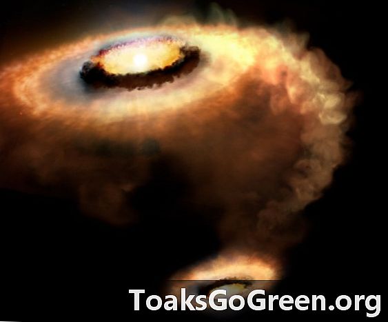 Astronomen beobachten mysteriöse Winde von einem T-Tauri-Stern