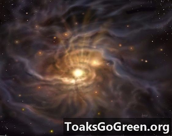Astronomer bevittnar födelsen av Milky Way: s mest massiva stjärna