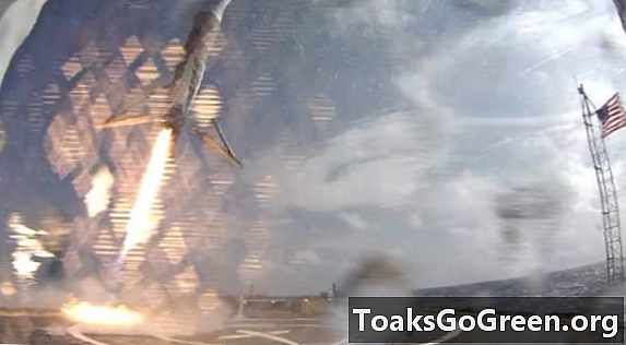 Impresionante Falcon 9 aterrizando en Florida