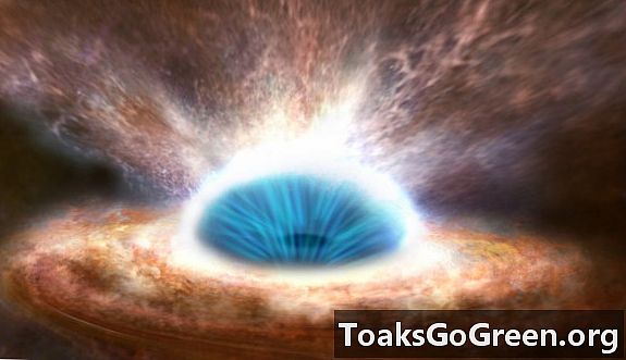 Ventos do buraco negro impedem a formação de estrelas