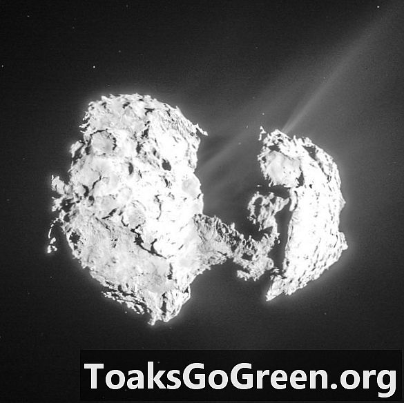 Søren. Ingen huler på Rosettas komet