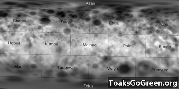 El planeta enano Ceres recibe nombres de lugares