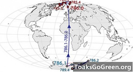 Maa viimane magnetiline pöördumine võttis vähem kui 100 aastat