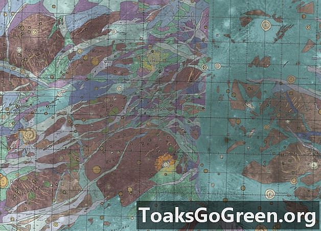 Første globale geologiske kort over Jupiters store måne Ganymedes - Plads