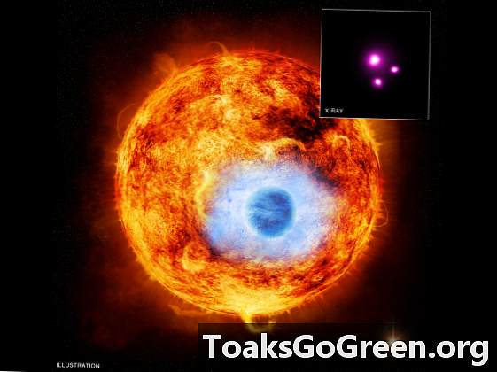 Første røntgendetektion af exoplanet passerer foran sin stjerne