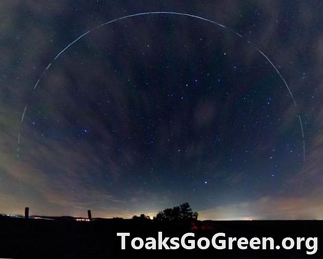 Transito ISS a 360 gradi su tutta la sfera