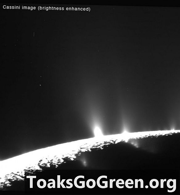 Geysers trên Enceladus: Rèm không phản lực