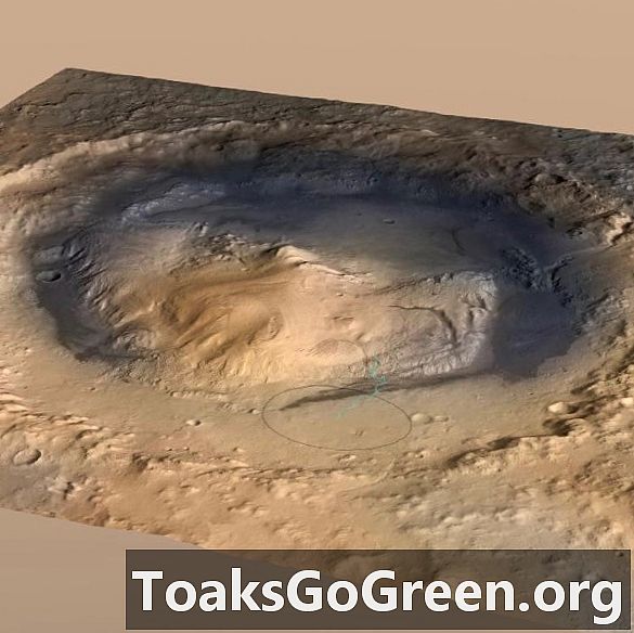 Hvordan lage et fjell på Mars