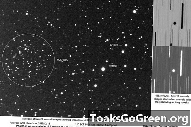 Cara melihat komet rock 3200 Phaethon