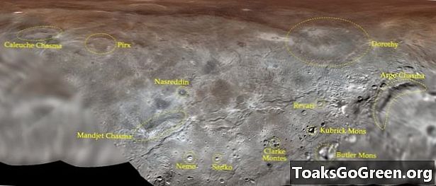 IAU מאשרת שמות לשרון הירח של פלוטו