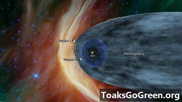 Er Voyager 2 nærmer seg interstellar plass?