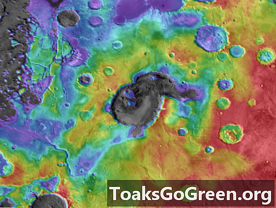 Krater marsjański może być starożytnym superwulkanem