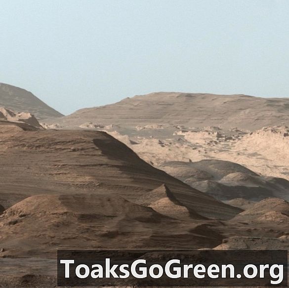 Mars Curiosity rover skickar ett vykort