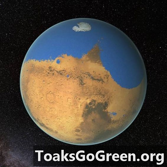 Marte perdió el océano de agua en el espacio - Espacio