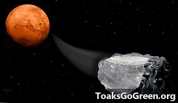 Metāns Marsa meteorītos = dzīvība?