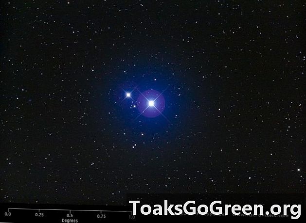 Mizaras ir „Alcor“, garsioji dviguba žvaigždė