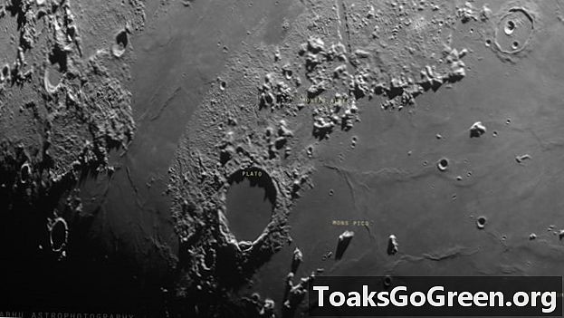 Crateras da lua revelam a história da Terra