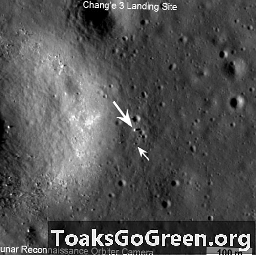 NASA orbīts spiegoja Chang’e 3 un Yutu roveru uz Mēness