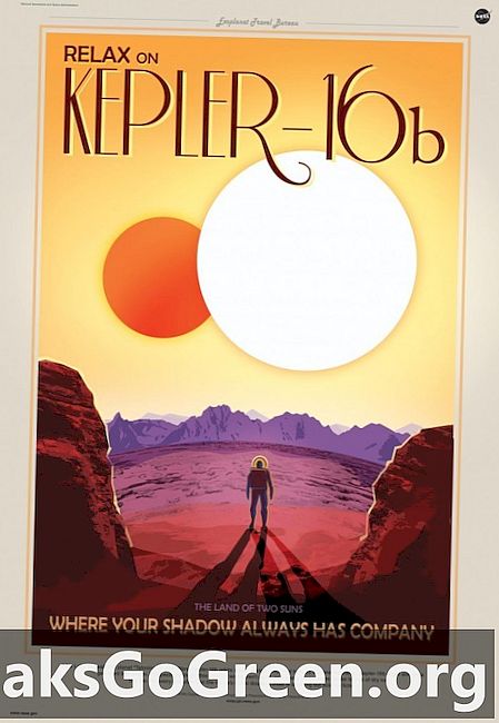 La bona manera de la NASA és la seva fantàstica cartelleria retro per a viatges espacials futuristes