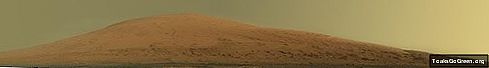 Nauja analizė rodo, kad ant Marso piliakalnio susiformavo vėjas, o ne vanduo