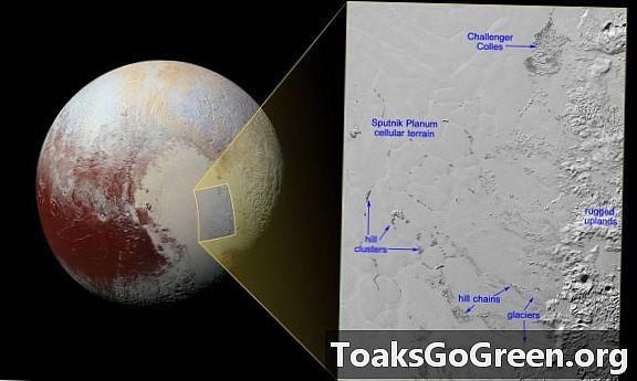 Pluton ma tajemnicze, pływające wzgórza