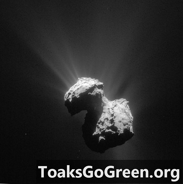 Rosetta komeedil on iga päev vesi-jää tsükkel