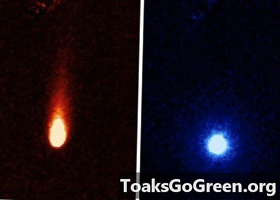 Spitzer ser sterke, gassutslipp med lang hale fra Comet ISON