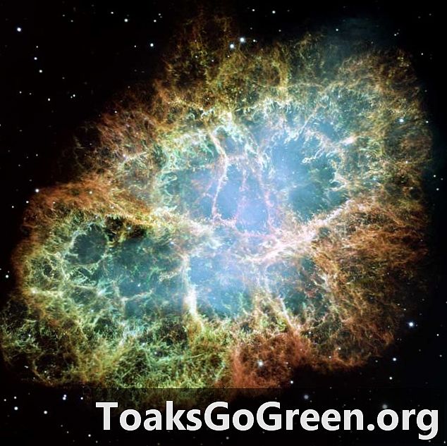 A Nebulosa do Caranguejo era uma estrela explosiva
