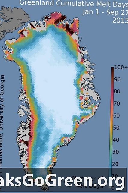 וידאו: נמס הקרח של גרינלנד