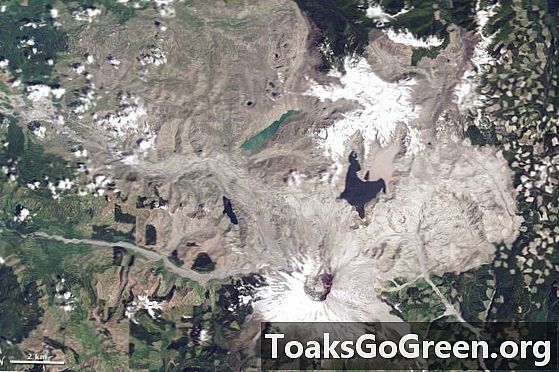 Pohled z vesmíru: Život kultivuje Mount St. Helens