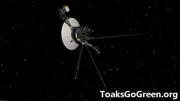 Kosmoselaev Voyager sõidab tähtedevahelises ruumis tsunamilainega